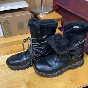 🌸ROCKPORT black boots “hydro shield” waterproof